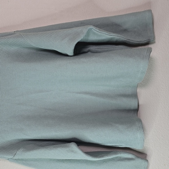 Madewell mockneck horizontal ribbed sweater size Medium. - Picture 5 of 11